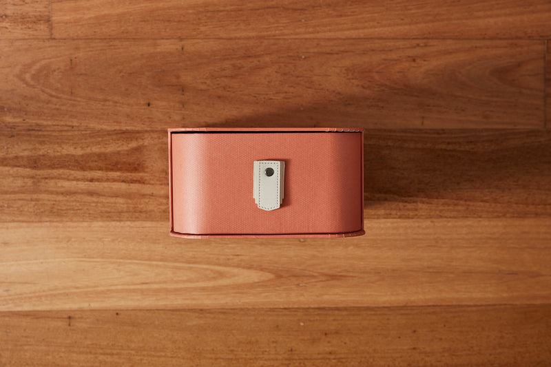Terracotta Milan Shoe Box by SAGITINE, available in single, six set, and eight set sizes