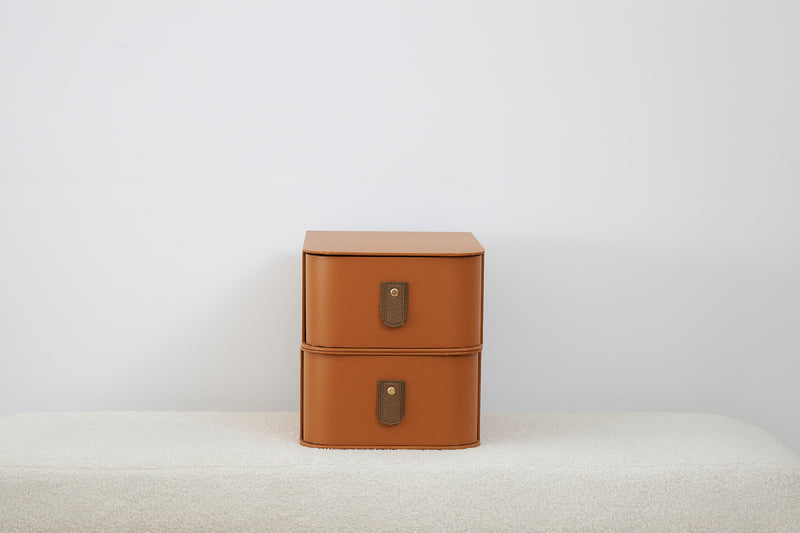 Milan Shoe Box - Caramel