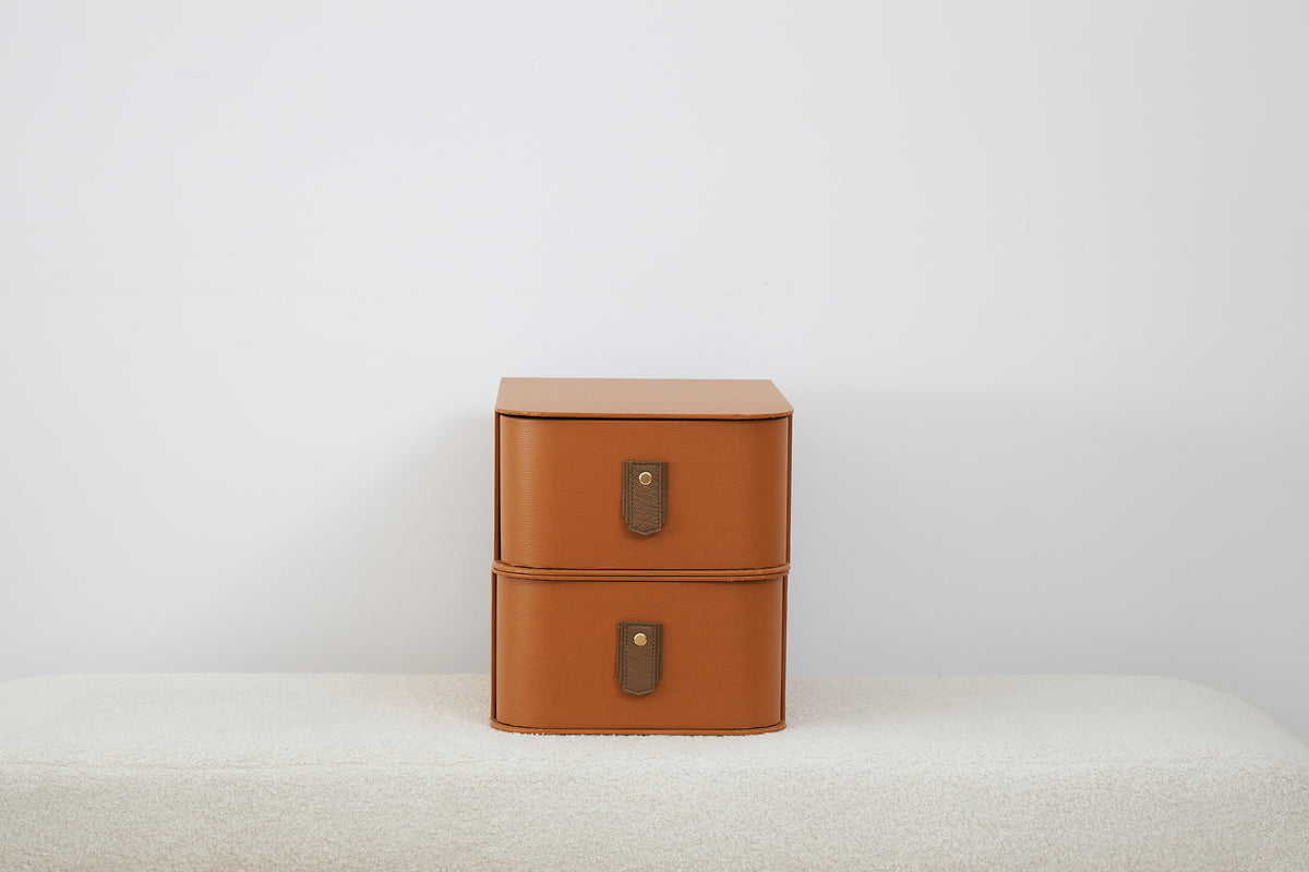 Milan Shoe Box - Caramel