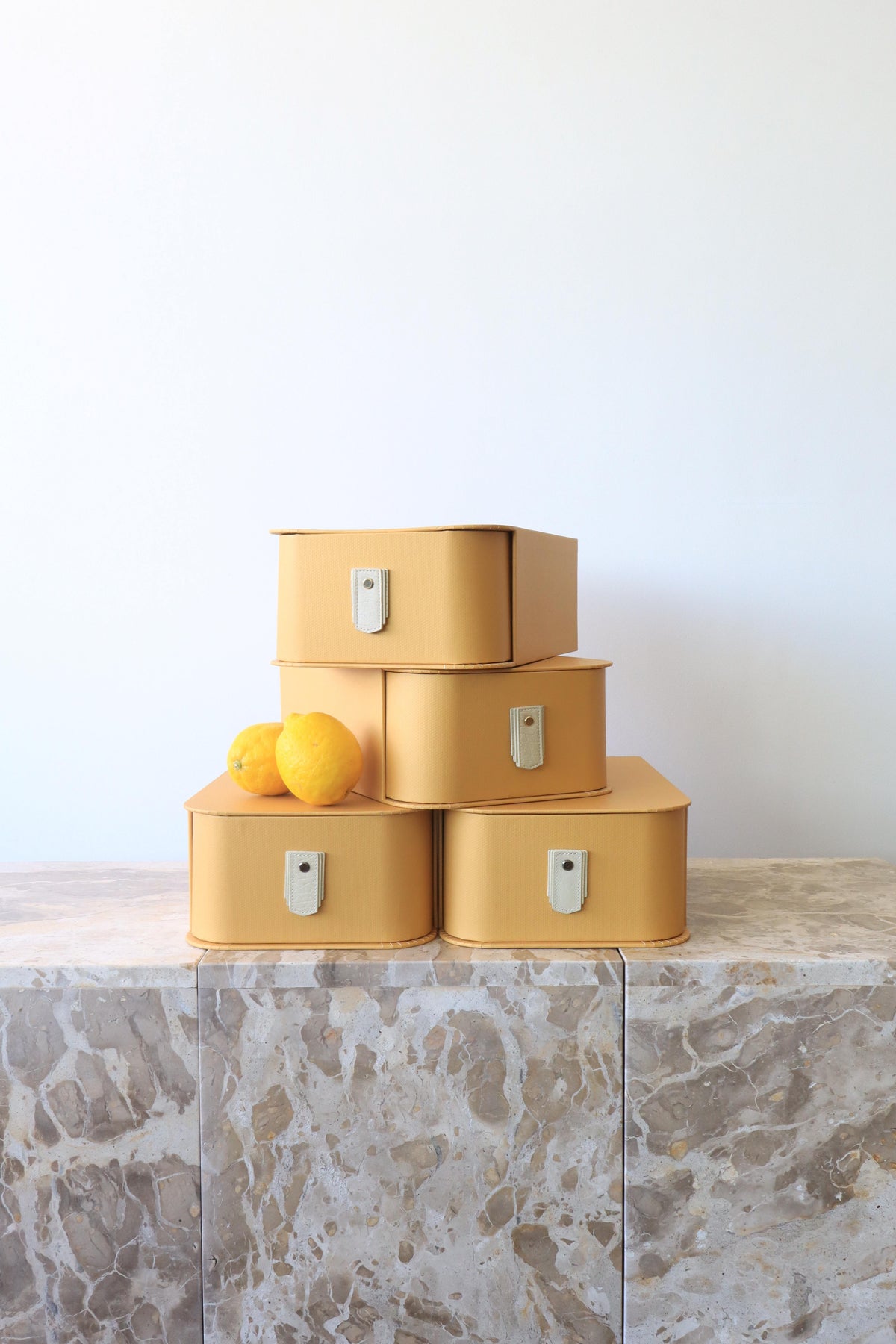 Milan Shoe Box - Mustard