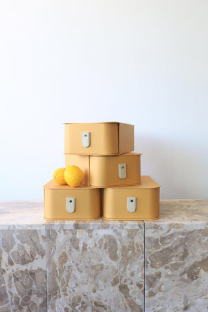 Milan Shoe Box - Mustard