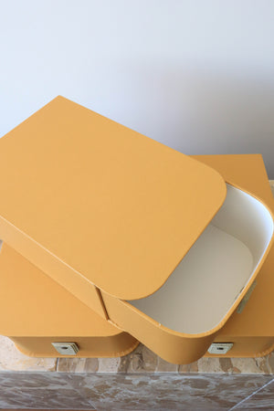 Milan Shoe Box - Mustard