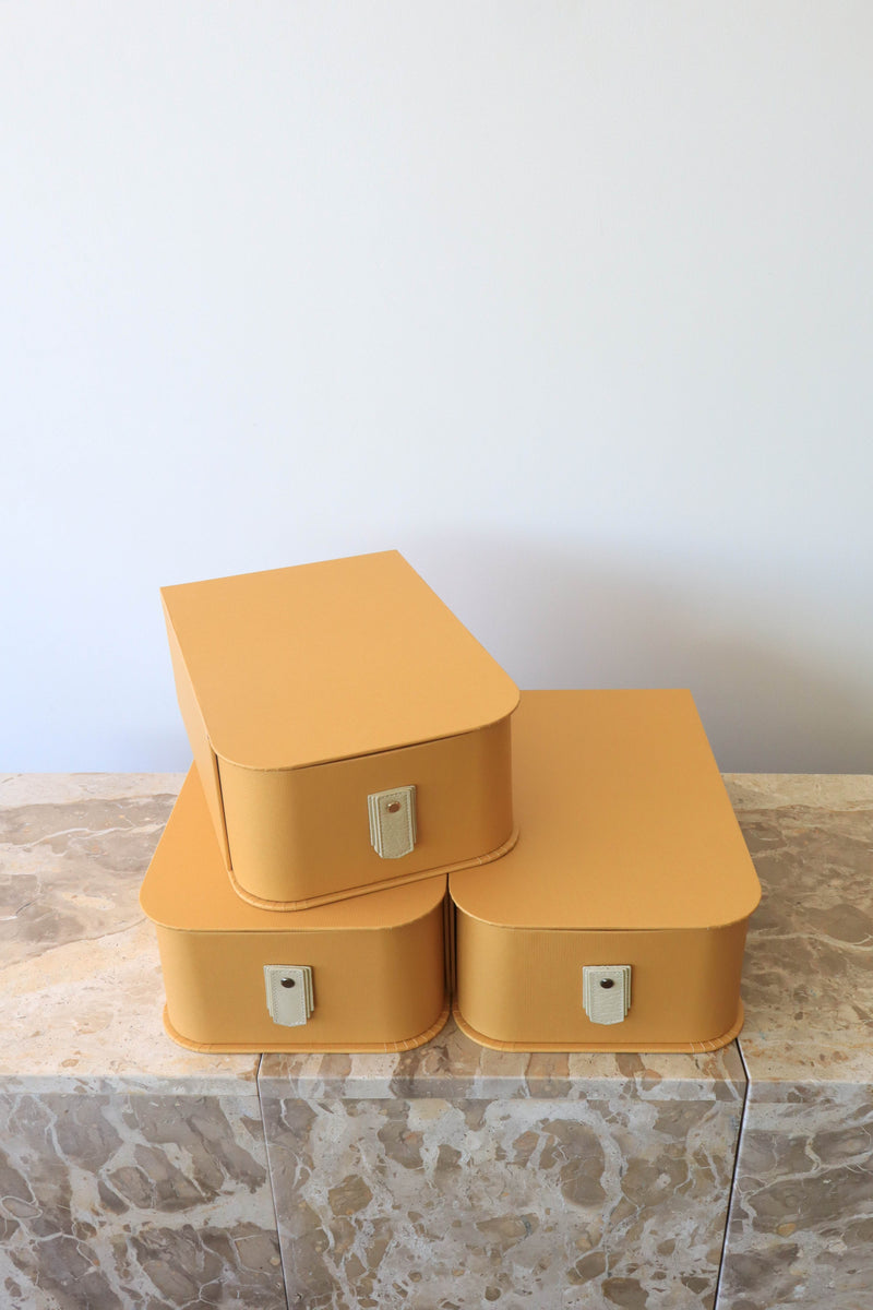 New York 20 Box Stand - Mustard