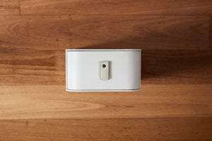 Off-white Milan Shoe Box by SAGITINE, sleek design, available in single and multi-set sizes